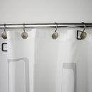 12pcs/Set Shower Curtain Hooks Zinc Alloy Shell Slide Bathroom Decoration Hot