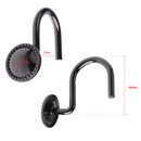 Old Rome Fashion Jewelry Shape Shower Curtain Ring Hook Hanger Set of 12Pcs