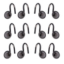 Old Rome Fashion Jewelry Shape Shower Curtain Ring Hook Hanger Set of 12Pcs