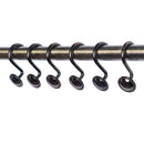 Old Rome Fashion Jewelry Shape Shower Curtain Ring Hook Hanger Set of 12Pcs