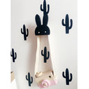 Pretty Rabbit Wall Mounted Hook MDF Material Hanger Home Organization Decor