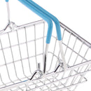 Wire Household Storage Pantry Organiser Basket Kitchen Cabinet Cupboard Divider Blue