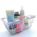 Wire Household Storage Pantry Organiser Basket Kitchen Cabinet Cupboard Divider Pink