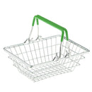 Wire Household Storage Pantry Organiser Basket Kitchen Cabinet Cupboard Divider Green