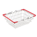 Wire Household Storage Pantry Organiser Basket Kitchen Cabinet Cupboard Divider Red