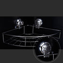 Non Rust Stainless Steel Bath Shower Suction Basket Caddy Bathroom Storage Tidy