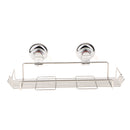 Non Rust Stainless Steel Bath Shower Suction Basket Caddy Bathroom Storage Tidy