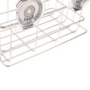 Non Rust Stainless Steel Bath Shower Suction Basket Caddy Bathroom Storage Tidy