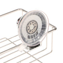 1Pcs Stainless Steel Bath Shower Storage Suction Basket Caddy Shelf for Kitchen Bathroom Organiser and Storage 38 x 13.7 x 6cm