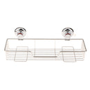 1Pcs Stainless Steel Bath Shower Storage Suction Basket Caddy Shelf for Kitchen Bathroom Organiser and Storage 38 x 13.7 x 6cm