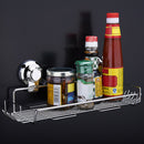 1Pcs Stainless Steel Bath Shower Storage Suction Basket Caddy Shelf for Kitchen Bathroom Organiser and Storage 38 x 13.7 x 6cm