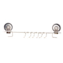 Suction Wall Door Hanger 6 Hooks Holder Rack for Bathroom Kitchen Bedroom