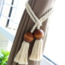 1 Pair Curtain Tie Backs Rope Tiebacks Window Sheer Voile Blackout Tassle Holdbacks