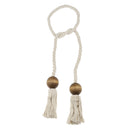 1 Pair Curtain Tie Backs Rope Tiebacks Window Sheer Voile Blackout Tassle Holdbacks