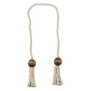 1 Pair Curtain Tie Backs Rope Tiebacks Window Sheer Voile Blackout Tassle Holdbacks