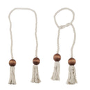 1 Pair Curtain Tie Backs Rope Tiebacks Window Sheer Voile Blackout Tassle Holdbacks