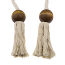 1 Pair Curtain Tie Backs Rope Tiebacks Window Sheer Voile Blackout Tassle Holdbacks