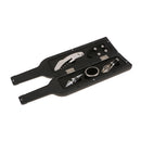 5Piece Wine Bottle Opener Accessories Set with Corkscrew, Pourer & Stopper