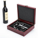 8 Piece Stainless Steel Wine Tool Set Bottle Opener Novelty Gift Box Corkscrew Accessories, 1 x Wine Pourer 2xFoil Cutter 1xDrip Ring 1xCorkscrew 1xWine Stopper 2xSpare Bits