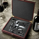8 Piece Stainless Steel Wine Tool Set Bottle Opener Novelty Gift Box Corkscrew Accessories, 1 x Wine Pourer 2xFoil Cutter 1xDrip Ring 1xCorkscrew 1xWine Stopper 2xSpare Bits