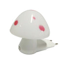 Cute Mushroom Design Wall Lamp LED Night Light with Auto Light Sensor Switch, EU Plug
