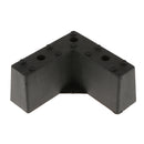Plastic Corner Universal Furniture Legs Plinth Sofa Legs Furniture Protection Stand Feet 6x3inch