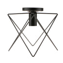 Unique M Shape Metal Ceiling Pendant Lampshade Chandelier Hanging Light Shade for Home Bar Cafe Restaurant Decoration, E27 Base