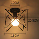 Unique M Shape Metal Ceiling Pendant Lampshade Chandelier Hanging Light Shade for Home Bar Cafe Restaurant Decoration, E27 Base