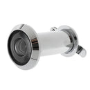 Adjustable 200Â° Wide Angle Peephole Door Viewer Peep Sight Hole Home Security Chrome Color