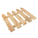 DIY Pet Reptile Landscaping Carbonized wooden Fence Crafts Wood Picket Fence for Tortoise Turtle Amphibious Tank Small Animals