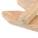 DIY Pet Reptile Landscaping Carbonized wooden Fence Crafts Wood Picket Fence for Tortoise Turtle Amphibious Tank Small Animals