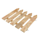DIY Pet Reptile Landscaping Carbonized wooden Fence Crafts Wood Picket Fence for Tortoise Turtle Amphibious Tank Small Animals