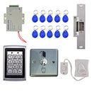 Full Complete Access Control System Set Security Proximity Entry Door Password Keypad Lock Kits