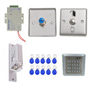 DIY Complete Rfid Card Door Access Control Kit With Electric Strike Lock Home