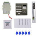125KHZ RFID Card Fingerprint Door Access Control System Kit Home Security