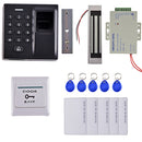 Door Access Control System Kits Set Fingerprint RFID Card Entry Control