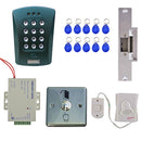 Home Door Entrance Security Safety Password Keypad 10 Keyfobs RFID Access