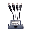 4CH HD Passive Video Balun Transceiver BNC To UTP RJ45 Via Twisted Pairs