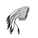 8CH HDCVI/AHD/HDTVI/CVBS Passive Video Balun Adapter Transceiver BNC To UTP