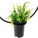 Black Geometric Iron Ceiling Lamp Pendant Light Plants Flower Pots Light Fixture