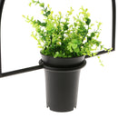 Black Geometric Iron Ceiling Lamp Pendant Light Plants Flower Pots Light Fixture