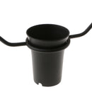 Black Geometric Iron Ceiling Lamp Pendant Light Plants Flower Pots Light Fixture