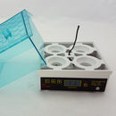 Mini Digital Clear Egg Incubator 4 Eggs Hatcher with LCD Display Automatic Temperature Control-EU Plug