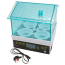Mini Digital Clear Egg Incubator 4 Eggs Hatcher with LCD Display Automatic Temperature Control-EU Plug