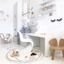 Kids Baby Infant Rabbit Game Play Mat Crawling Pad Carpet, Dia.95cm