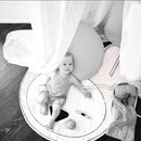 Kids Baby Infant Rabbit Game Play Mat Crawling Pad Carpet, Dia.95cm