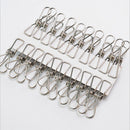 10Pcs Metal Laundry Peg Pin Clothespin Hanging Pins Hanger Home DIY Clip, Rustproof