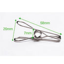 10Pcs Metal Laundry Peg Pin Clothespin Hanging Pins Hanger Home DIY Clip, Rustproof