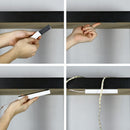 60-Led SMD Rope Tape LED Light Strip Infrared Sensor LED Inside Cupboard Wardrobe Cabinet Lighting White