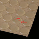 40 Pieces/1 Sheet Round Adhesive Silicone Bumpers Door Cabinet Drawer Safety Stopper Mute Buffer, 19x1.5mm